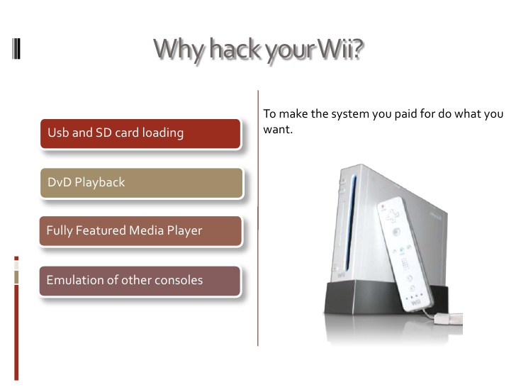 how to mod your wii